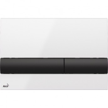 Кнопка управления ALCAPLAST M1710-8 белая/черная Кнопка управления ALCAPLAST M1710-8 белая/черная