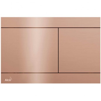 Кнопка управления ALCAPLAST FUN-RG-P для скрытых систем инсталляции, красное золото, глянец Кнопка управления ALCAPLAST FUN-RG-P для скрытых систем инсталляции, красное золото, глянец