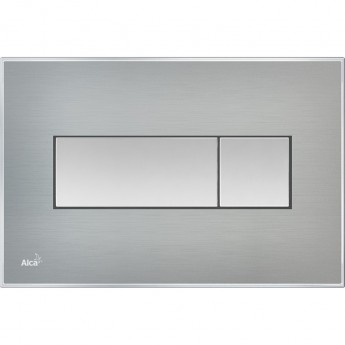 Кнопка управления ALCAPLAST M1371 с вкладышем, нержавеющая сталь матовая Кнопка управления ALCAPLAST M1371 с вкладышем, нержавеющая сталь матовая