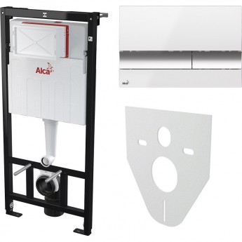 Комплект ALCAPLAST SET 4v1 AM101/1120-41 RU M1720-1-001 для установки унитаза с шумоизоляцией Комплект ALCAPLAST SET 4v1 AM101/1120-41 RU M1720-1-001 для установки унитаза с шумоизоляцией