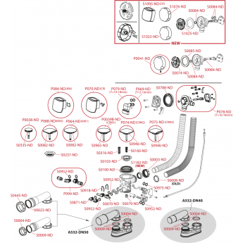 О-образное кольцо ALCAPLAST S0952-ND О-образное кольцо ALCAPLAST S0952-ND