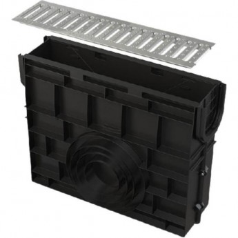 Пескоуловитель ALCAPLAST AVZ103R-R403 для дренажного канала AVZ103 с металлической рамой и решеткой Пескоуловитель ALCAPLAST AVZ103R-R403 для дренажного канала AVZ103 с металлической рамой и решеткой
