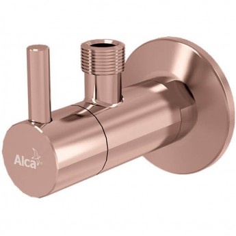 Угловой вентиль ALCAPLAST ARV001-RG-P с фильтром 1/2"х3/8" красное золото глянец Угловой вентиль ALCAPLAST ARV001-RG-P с фильтром 1/2"х3/8" красное золото глянец