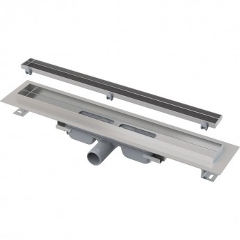 Водоотводящий желоб ALCAPLAST APZ107-950 FLOOR с порогами для решетки под кладку плитки Low, горизонтальный сток Водоотводящий желоб ALCAPLAST APZ107-950 FLOOR с порогами для решетки под кладку плитки Low, горизонтальный сток