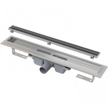 Водоотводящий желоб ALCAPLAST APZ7-950 FLOOR с порогами для решетки под кладку плитки, горизонтальный сток Водоотводящий желоб ALCAPLAST APZ7-950 FLOOR с порогами для решетки под кладку плитки, горизонтальный сток