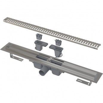 Водоотводящий желоб ALCAPLAST APZ1SMART-LINE-950 с перфорированной решеткой Водоотводящий желоб ALCAPLAST APZ1SMART-LINE-950 с перфорированной решеткой